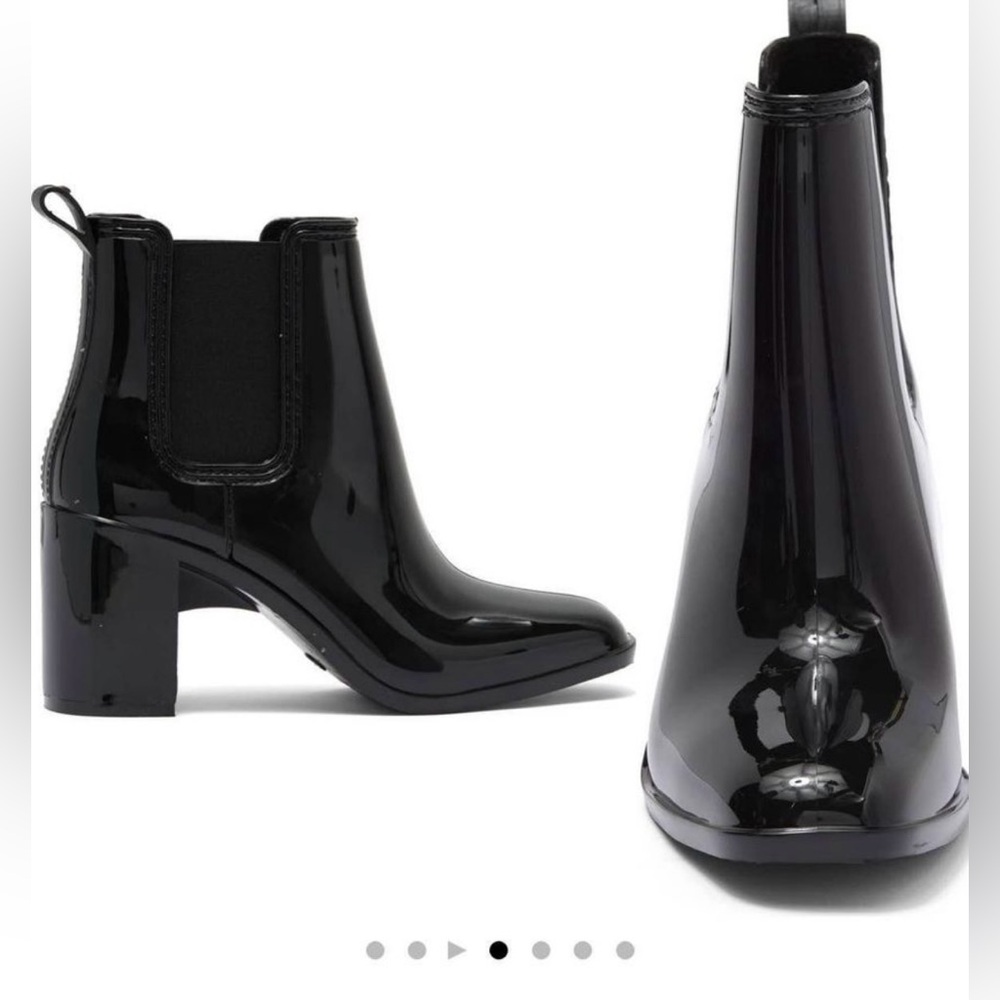 Jeffrey Campbell rain boots.